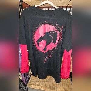 ThunderCats Youth Large Long Sleeve Black/Pink Top  size XL